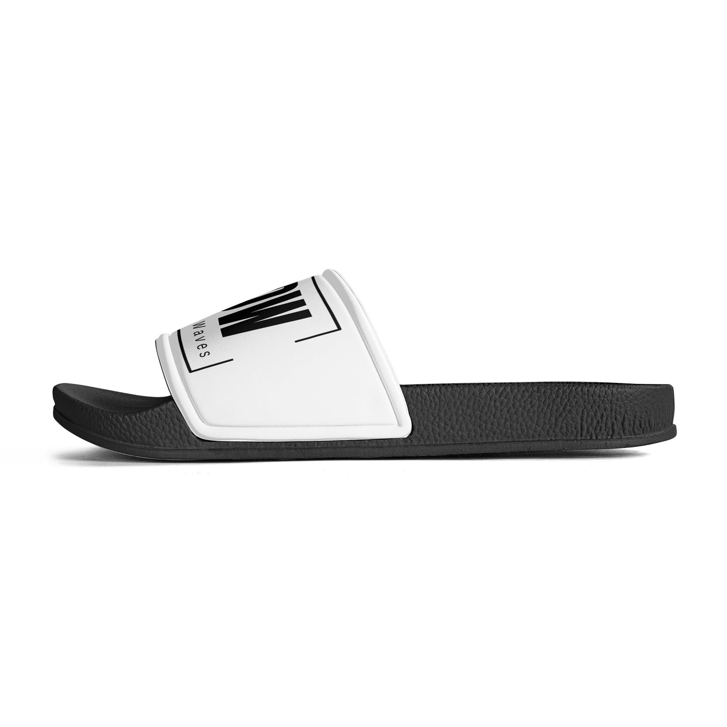 Chinelos Antiderrapantes Drip Waves Branco/Preto